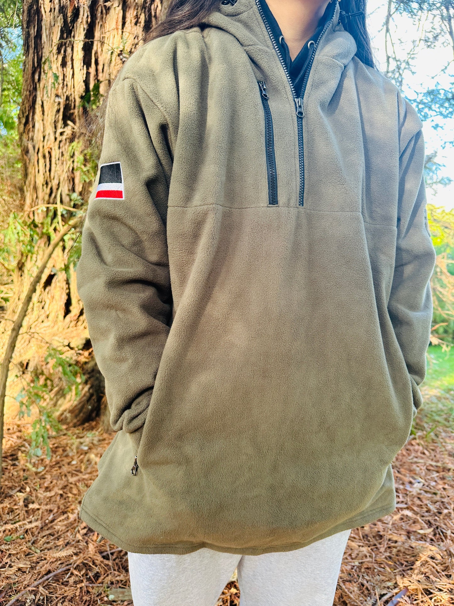 TANGATA WHENUA WINDPROOF LINED FLEECE (NO FULL FRONT ZIP)