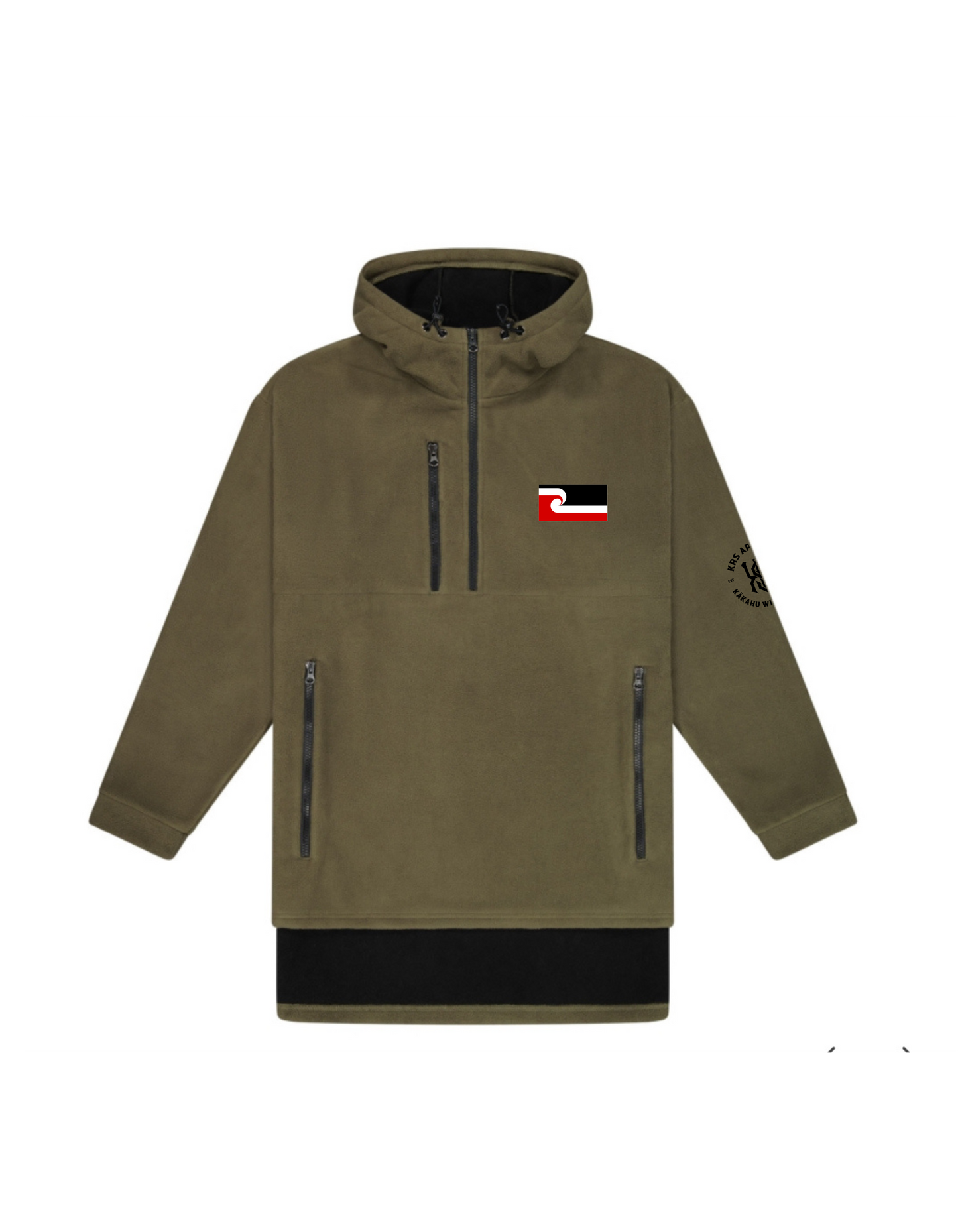 TANGATA WHENUA WINDPROOF LINED FLEECE (NO FULL FRONT ZIP)